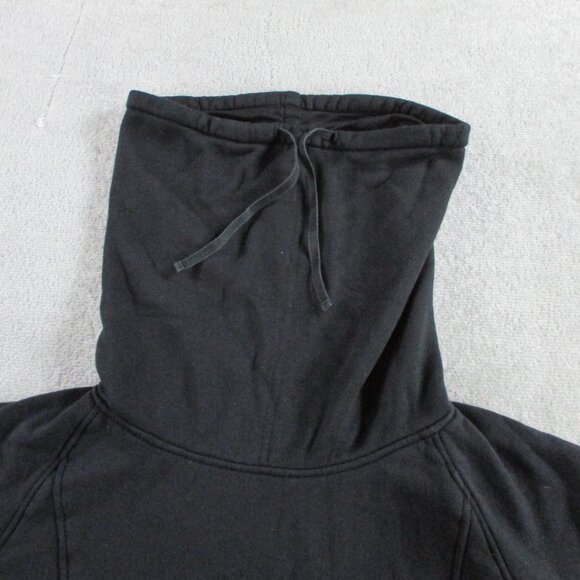 Helmut Lang Sweater Mens XL Black Turtleneck Funnel Sweatshirt Zip Wrist Quilted - Picture 3 of 13